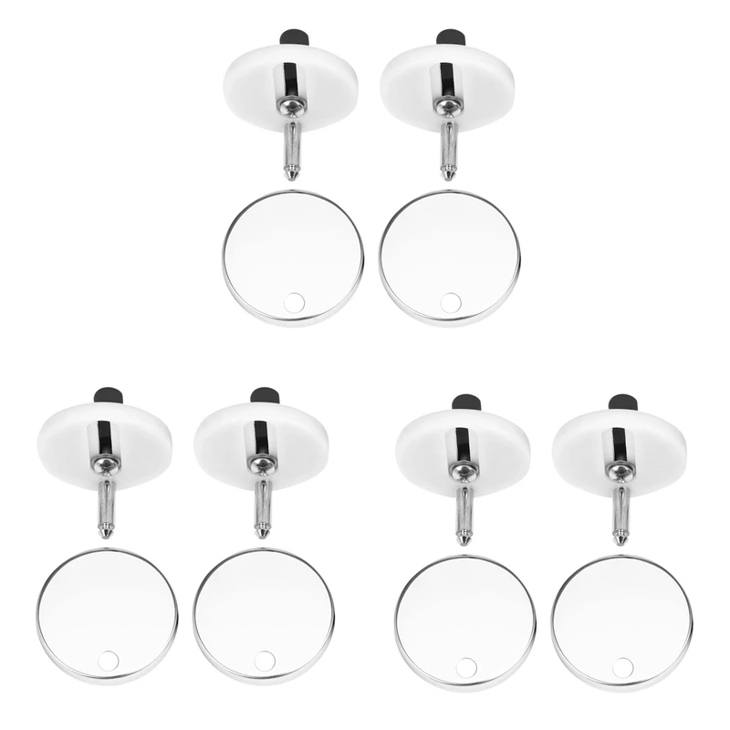 

6Pcs New Sets Toilet Seat Screws Top Fix Hinge Pack Repair Tool Replacement