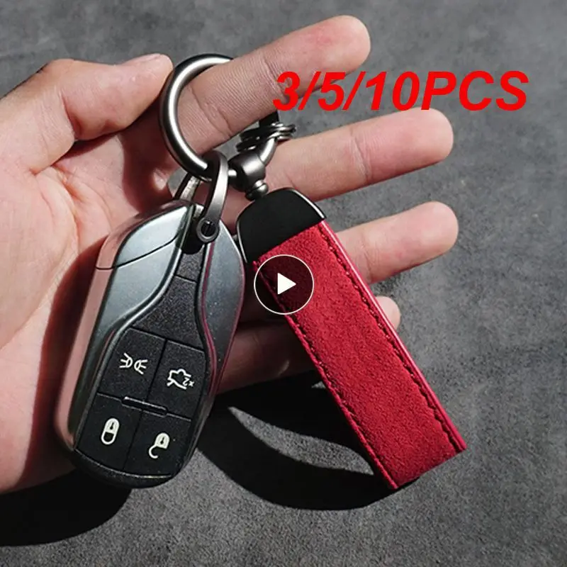 

3/5/10PCS For Men And Women Key Ring Key Chain Rings New Style Car Key Chain Rings Metal Car Accessories Car Styling Keychain