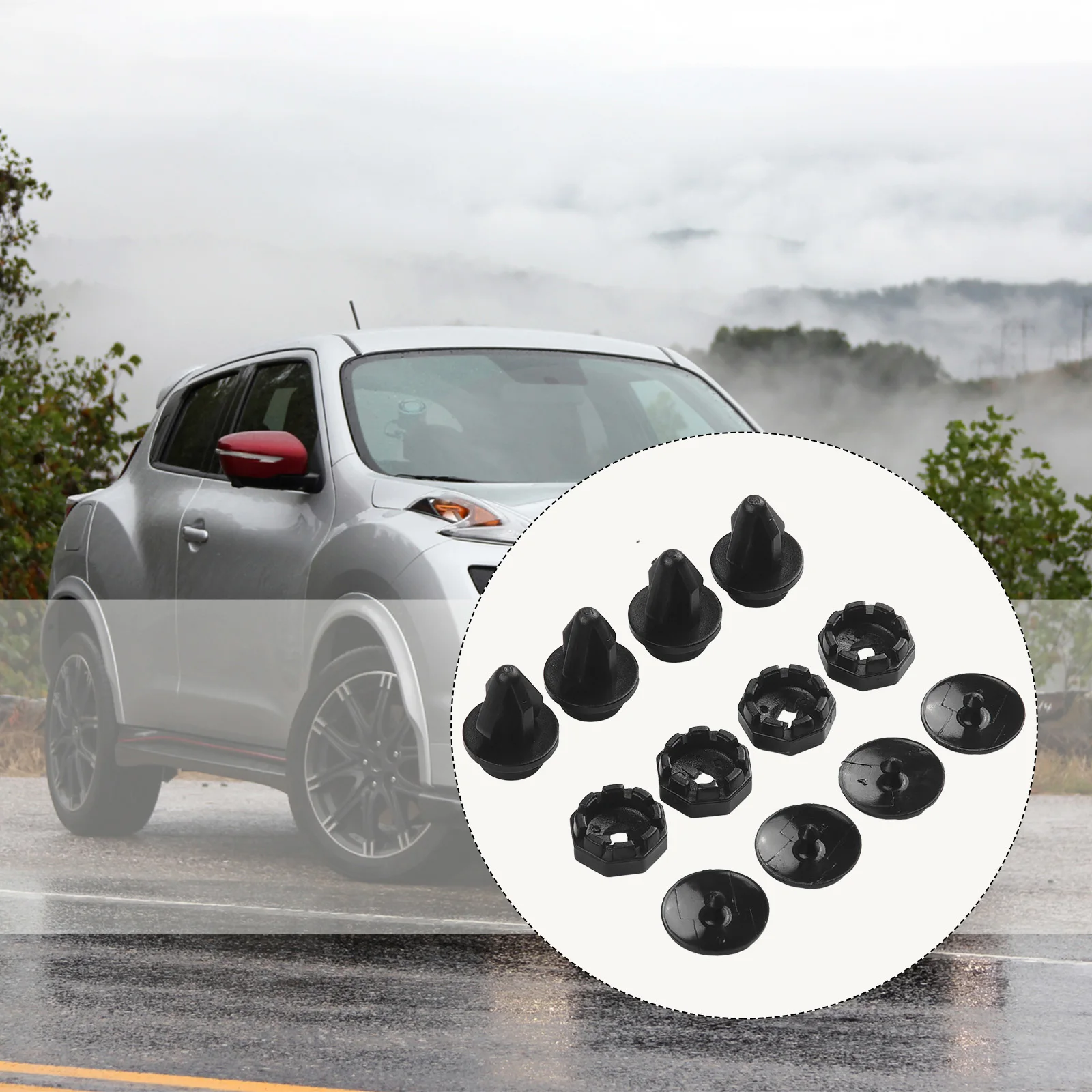 

Автомобильные зажимы для полки Infiniti ESQ 2010-2023 для Nissan Juke F15 2010-2023 4 шт. 799101KA0A 79916-1KA2A 799161KA2A