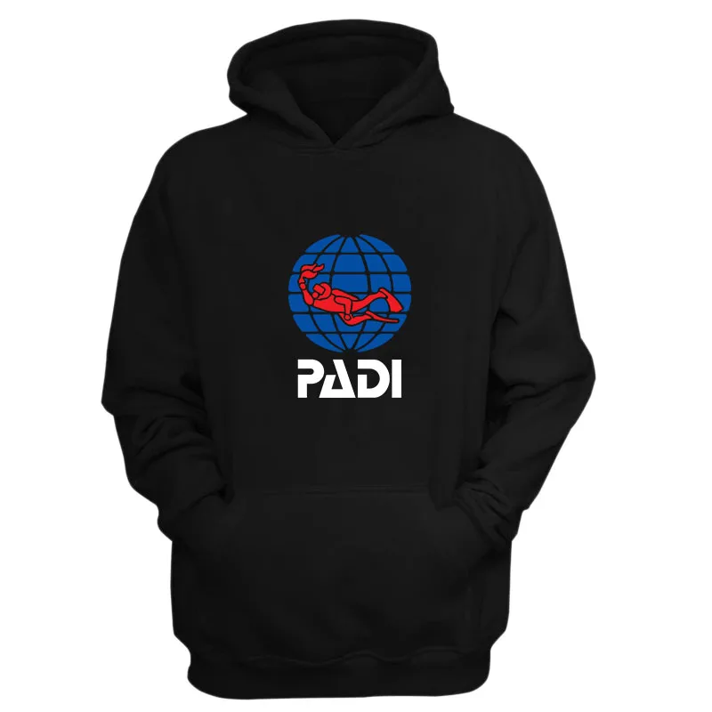 

Новинка 2022, Мужская одежда для подводного плавания с принтом Padi, одежда для плавания и дайвинга, мужские/женские модные толстовки на весну и ...