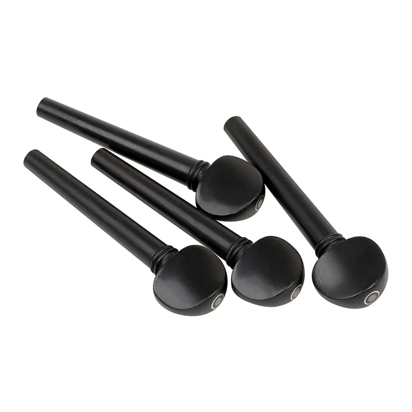 

Violin Pegs Violin Replacement String Parts Ebony Wood Tuning Pegs Tunners Endpin
