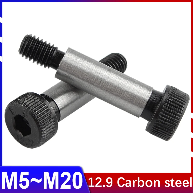 M5 M6 M8 M10~M20 12.9 High-strength Steel Hexagon Socket Head Limit Screw Plug Screw, Shoulder Bearing Bolt 8~200mm Die Screw