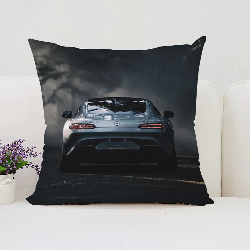 

Pilow Cases M-Mercedes-Benz Decorative Pillowcase 40x40 Cushions Home Decor Body Pillow Cover Sleeping Pillows Pillowcases 50x50