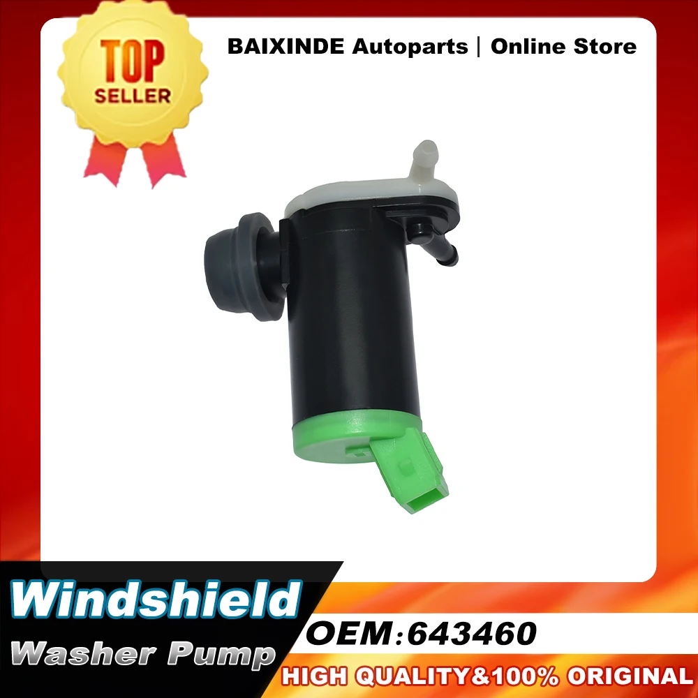 

OEM 643460 Windshileld Wiper Washer Pump For Peugeot 106/206/306/406/806 New Original Auto Car Accessories