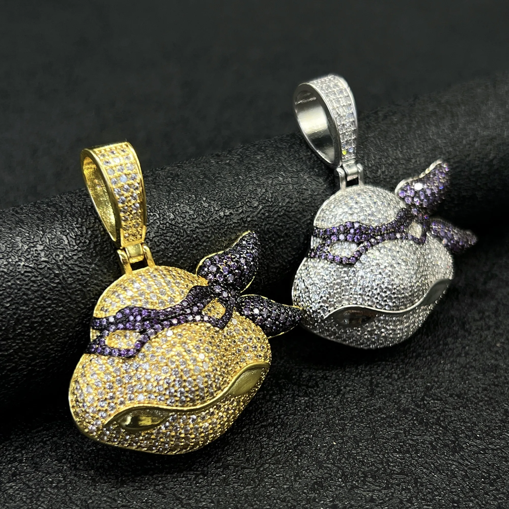 Кубинская цепочка с подвеской в стиле хип-хоп