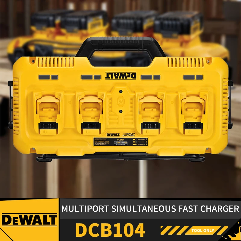 

Мультипортовая одновременная Быстрая зарядка Dewalt DCB104 220 В