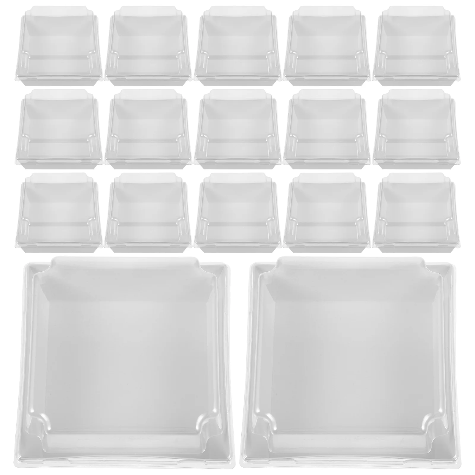 

50 Pcs Portable Bread Container Plastic Cookie Containers Biscuit Party Accessory