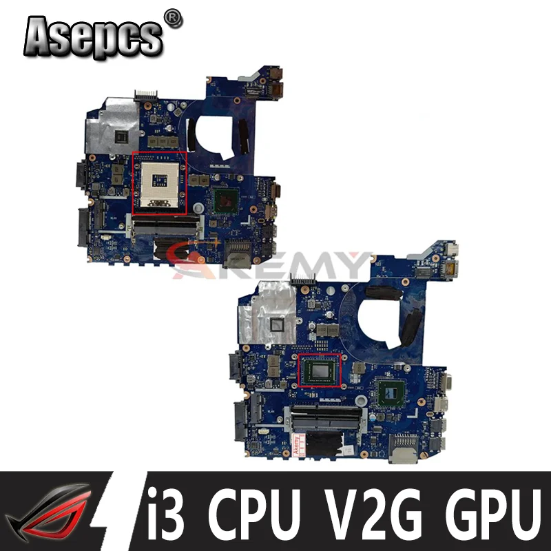 

LA-8224P материнская плата для ноутбука ASUS K45VD A45V K45V K45VM K45VJ K45VS A45VJ материнская плата V2G GPU на плате i3 CPU