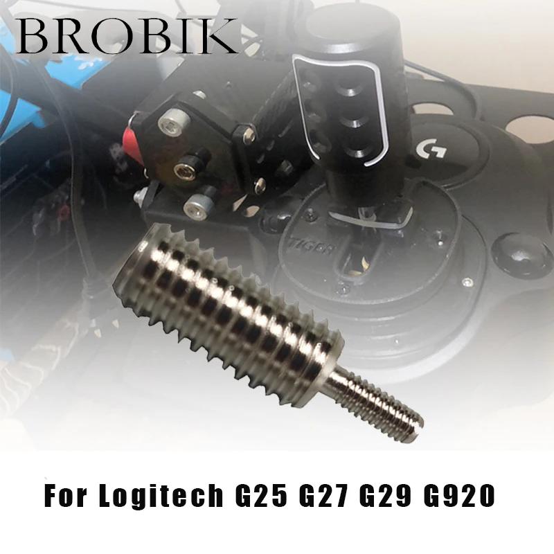 BROBIK Manual Gear Shifter Adapter For Logitech G25 G27 G29 G920 Modification Aluminum Alloy Accessories Personalized Gear Head