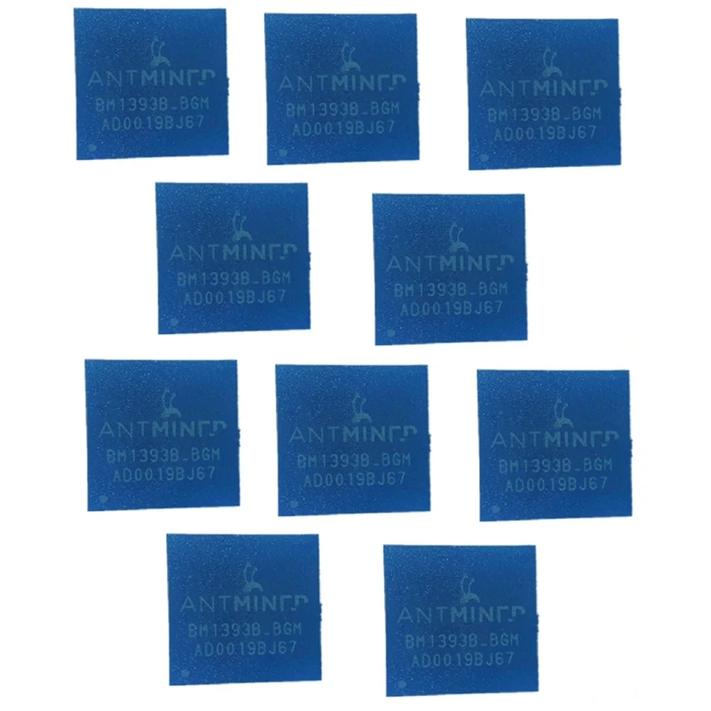 

10Pcs BM1393 BM1393B ASIC Chip For Antminer S9K S9se