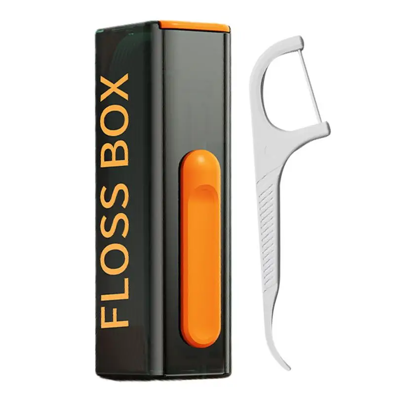 Автоматический выдвижной диспенсер для зубной нити портативный контейнер в