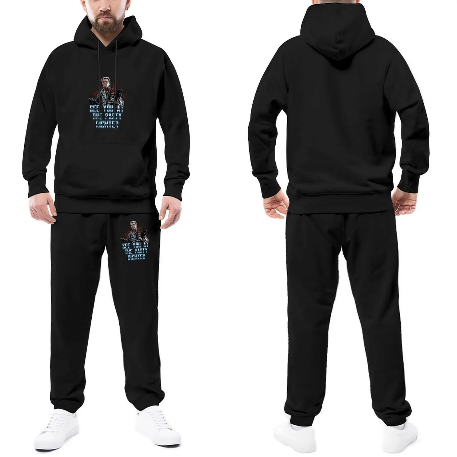 

Tracksuit Set The Terminator Hoodie Set Cyberdyne Systems Skynet Hoodie Set Custom Jogger Sets Streetwear Hoody Sweatpant Set
