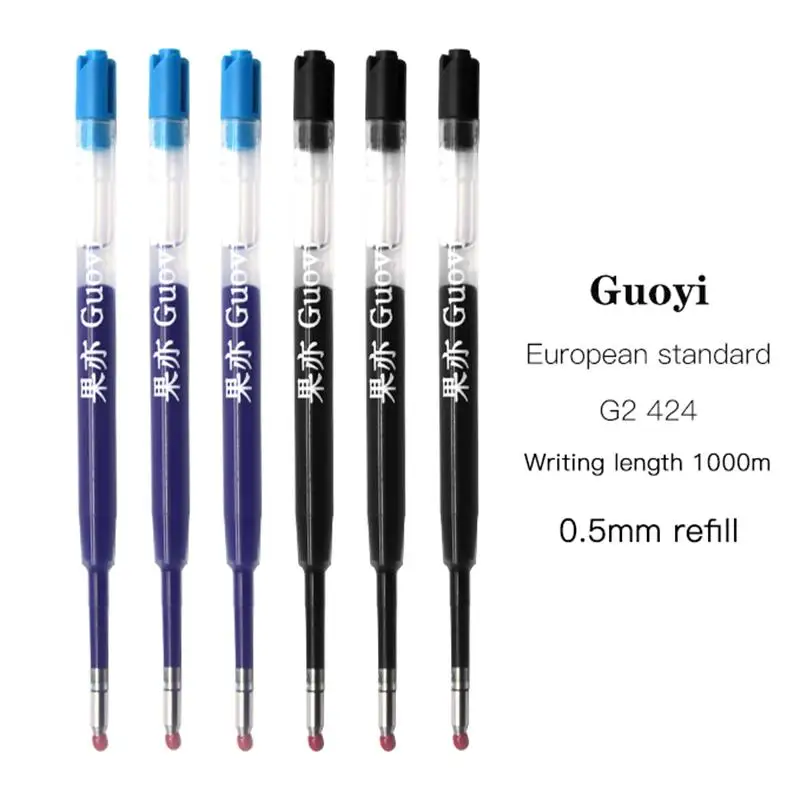   Guoyi K066 gel pen refill 10pc/ Lot 424 G2 gel pen Learning office stationery for school gifts ballpoint pen writing accessories 