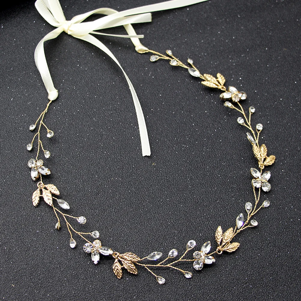 

Bridal Vine Rhinestone Headpiece Wedding Hair Band Diamond Headband Leaf Rhinestone Headband Accessories Bridal Hair Vine