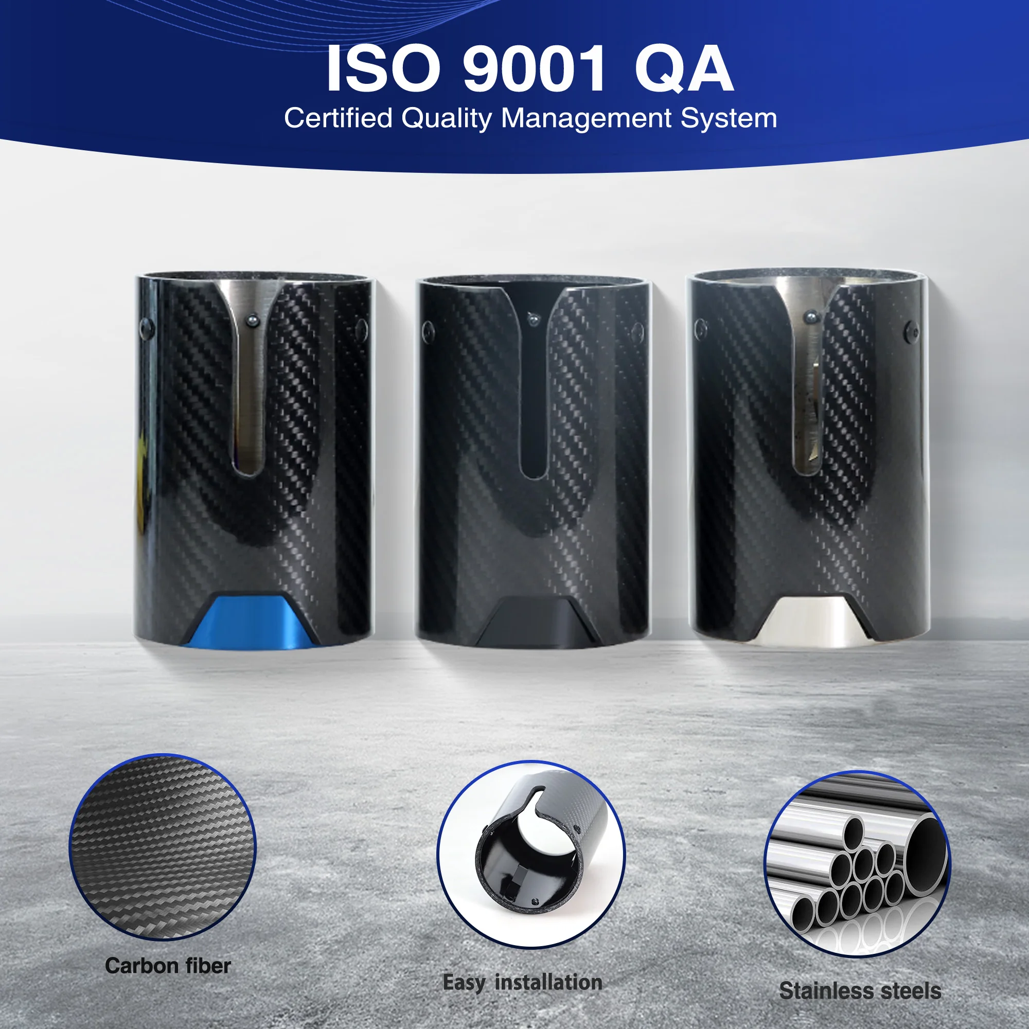 Выхлопная труба ER автомобильный глушитель наконечник bmw модификация для Volkswagen