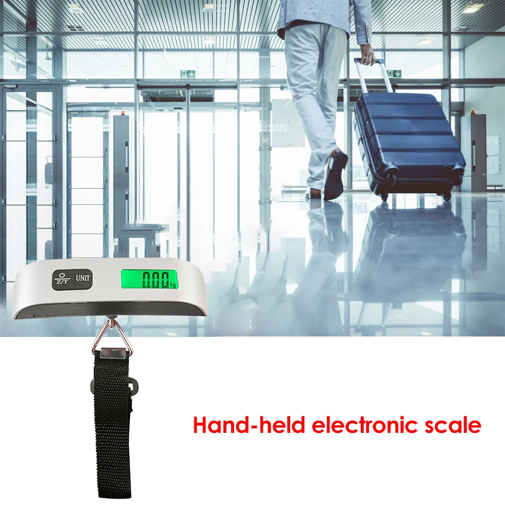 

Express Parcel Weighing Scale Portable Luggage Scale Electronic Hook Scale Digital Travel Suitcase Scales Travel Bag
