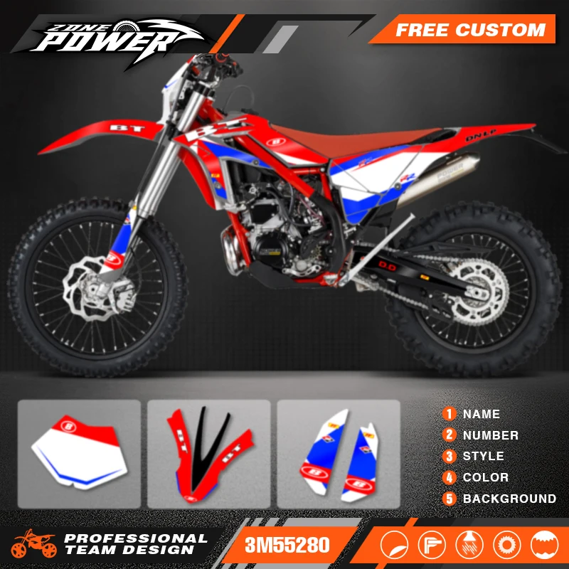 Фото Powerzone индивидуальные фоны, графические наклейки, наборы наклеек для Beta Xtrainer 150 200 250 300 400 450 2015 2016 2017 2018 2019 10 №1