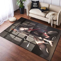 sexy anime girl print creative pattern carpet game room party cool carpet suitable for anime festival decoration room decor