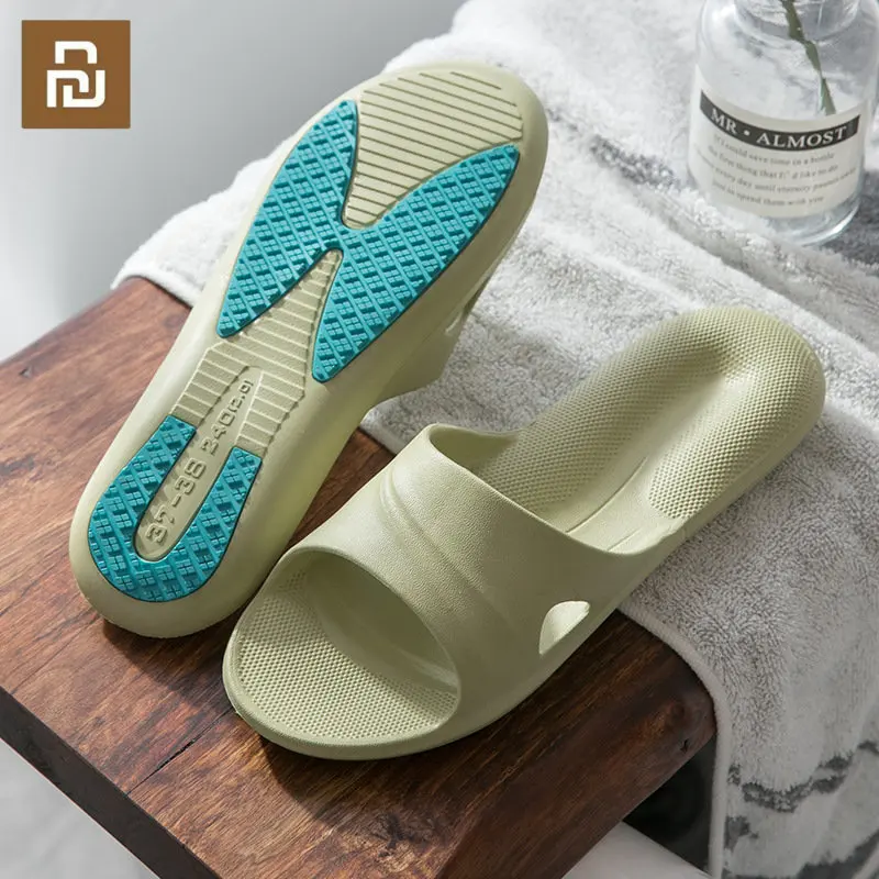 Women Summer Quiet Non-slip Sandals Shoes Beach Slides Shower Soft Sole Slipper Elderly Men Indoor Home Shoes