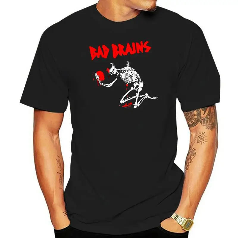 

Bad Brains New Men T-Shirt Classic Rock Punk Rock Reggae Metal Shirt 80's Music Unisex Men Women Tee Tshirt