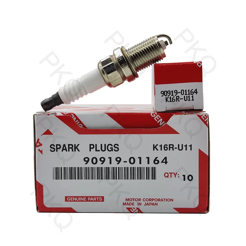 

4pcs 90919-01164 K16RU11 Normal Spark Plug For Toyota Corolla Yaris Celica MR2 4Runner Vios Paseo 9091901164 K16R-U11