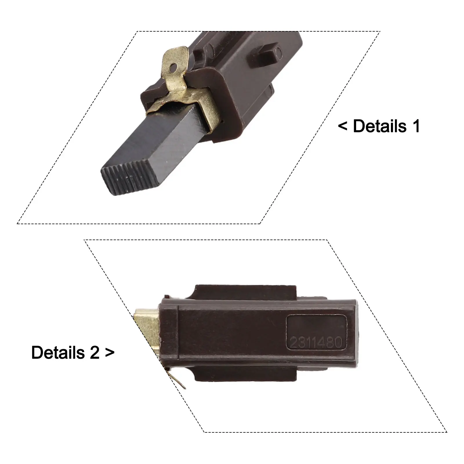 2 шт. угольные щетки для Генри HVR200 NRV200 Hoover HVR200-22 щетка с двигателем пылесос