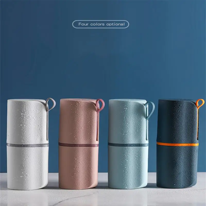 

Toothbrush Storage Box Increase Capacity Process Details Toothbrush Cup Four Colors Optional Simple Household Storage Cup Glass