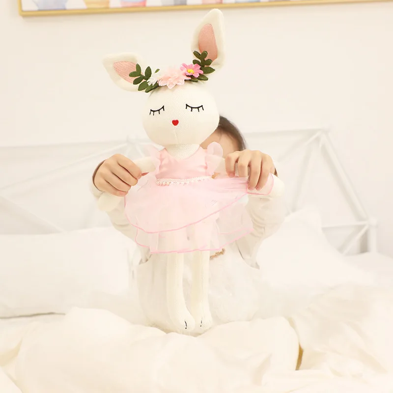 45 см вязанная плюшевая игрушка для девочки комфортный игровой домик шерсть