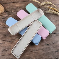 tableware box portable flip cover type cutlery case environmentally friendly spoon storage box drop resistant household supplies