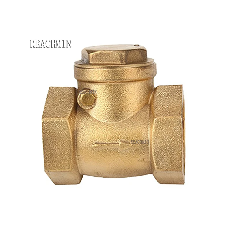 

1 Inch BSPP Swing Check Valve Prevent Water Backflow Golden DN25