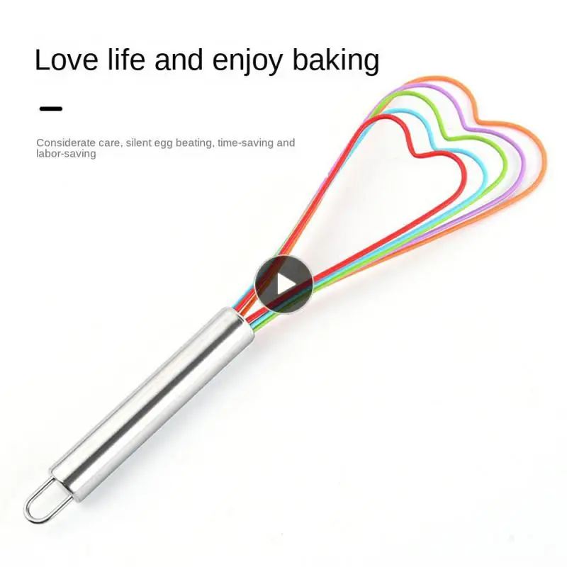 

Multi-layer Egg Beater Egg Beater Egg Beater Kitchen Baking Tools Multi-color Heart-shaped Whisk Hand-held Egg Beater Hand Mixer
