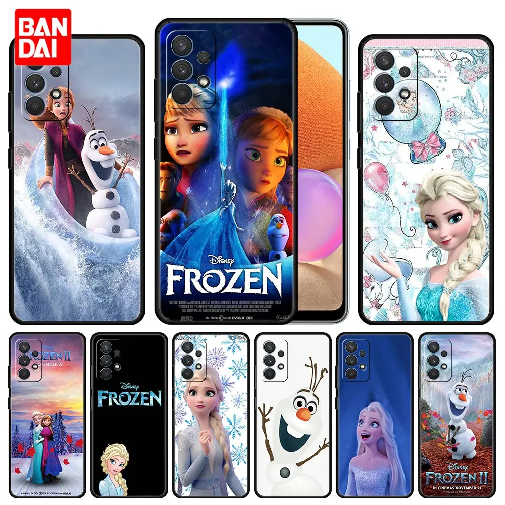 

Queen Elsa Princess Girl Anime Phone Case for Samsung Galaxy A12 A52 A32 A72 A22 A02 A21 A51 A21s A02s 4G 5G Silicone Cover