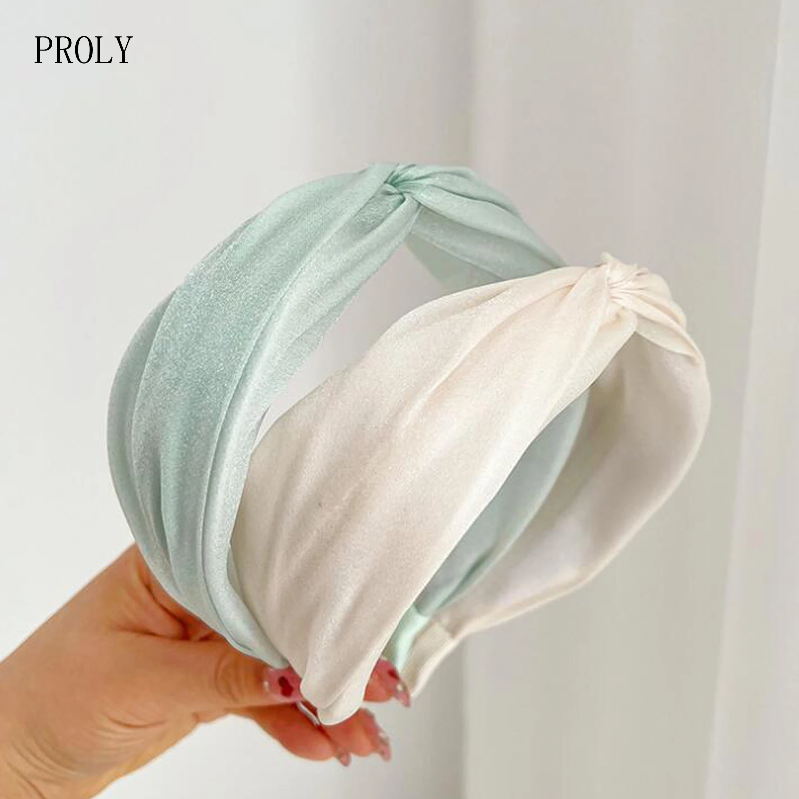 

Повязка на голову женская с перехлёстом, широкая