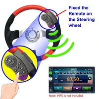 11 universal car steering wheel remote control multimedia player wireless control for car radio dvd vcd battery operate b3q1