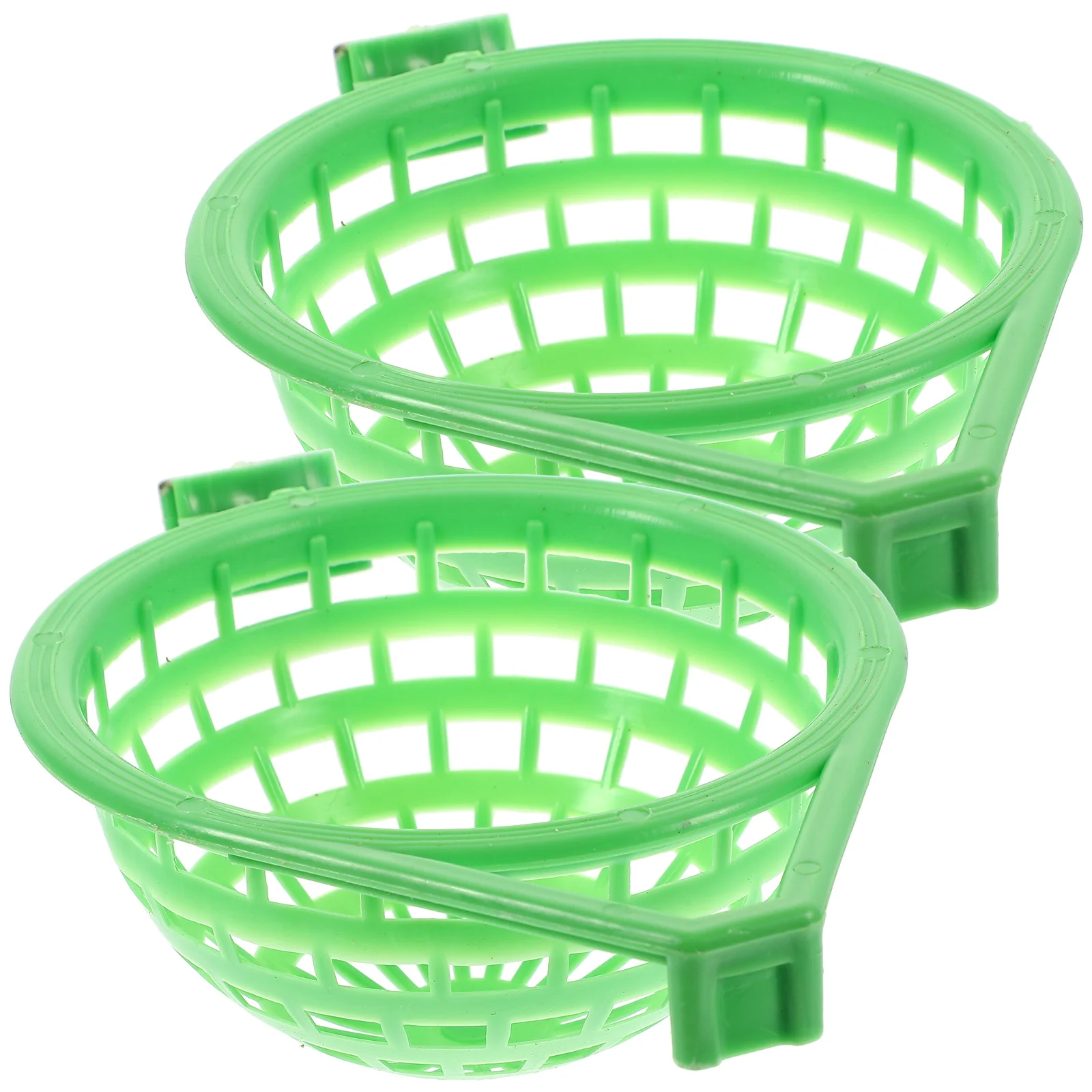 

2 PCS Pigeon Nest Basin Canary Cage Multi-purpose Bird Holder Multipurpose Plastic