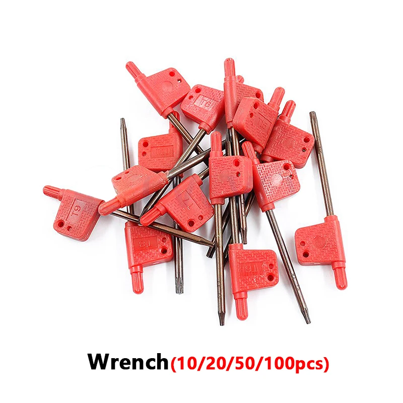 Ключ Torx T5 T6 T7 T8 T9 T10 T15 T20 для токарного станка, 10/20/50/100 шт. Ключ Torx T5 T6 T7 T8 T9 T10 T15 T20 для токарного станка, 10/20/50/100 шт.
