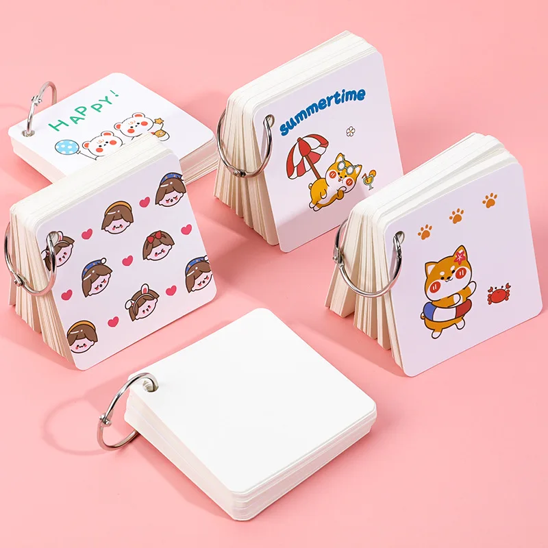 

Милый карманный блокнот с английским словарным терминалом, Kawaii, мультяшный изучение зарубежных слов, записная книжка, школьные канцелярски...