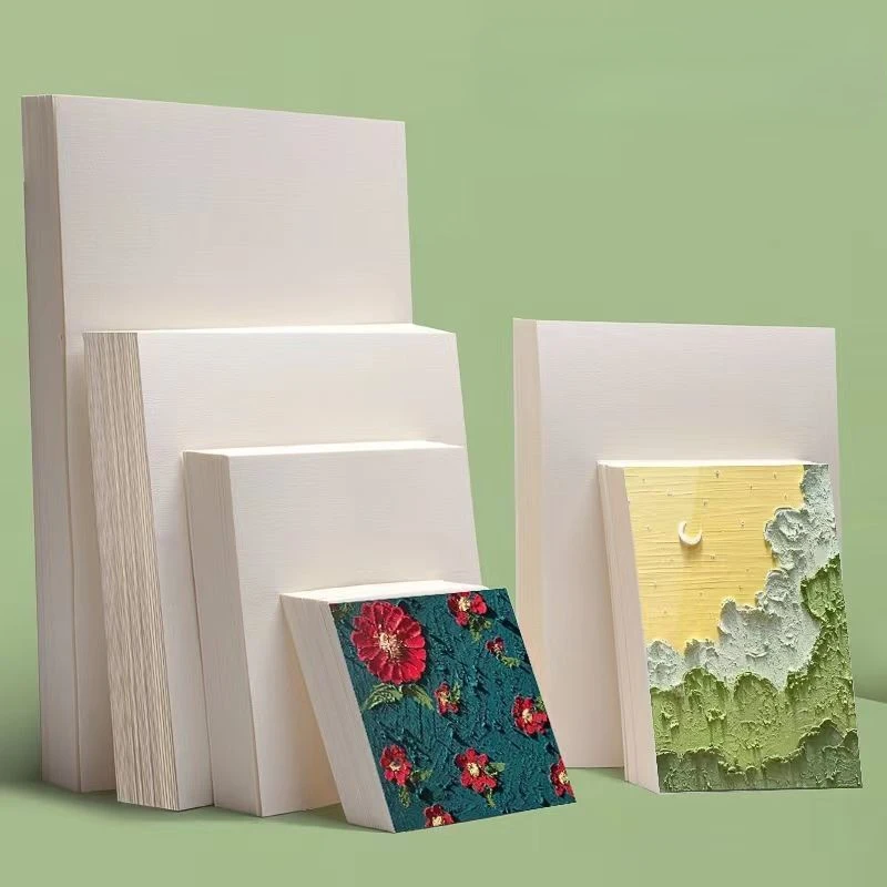 

50pcs/200g Oil Painting Stick Special Paper Square 16K/32K/A4 Thickened Soft Crayon Color Lead Special Art Sketch Blank Paper