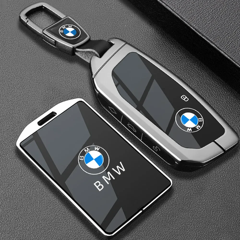 Фото Металлический чехол-брелок для автомобильной NFC-карты/ключа BMW 1, 3, 5, 7, 8 серий, X1, X3, X5, X6, X7, F30, G20, F34, F31, G30, G01, F15, I3, M4, 535le №1