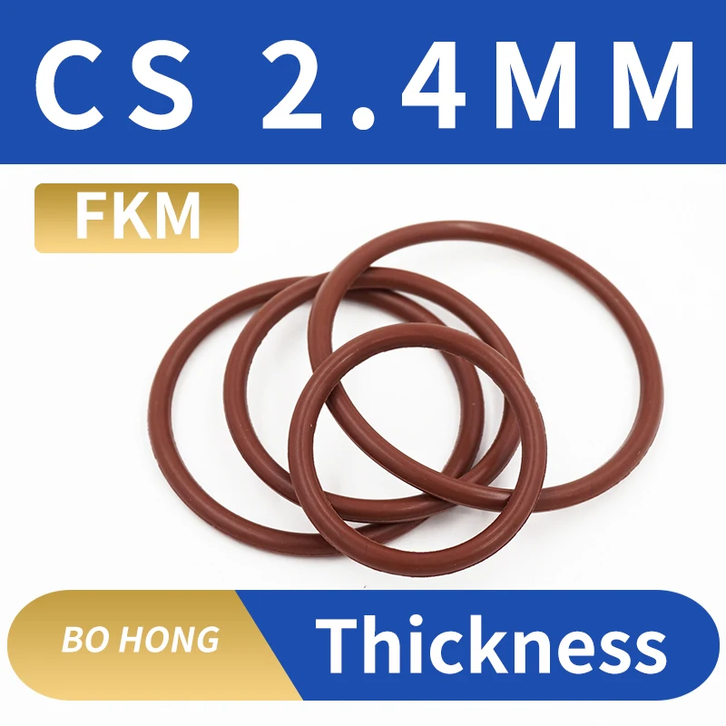 Толщина CS2 4 мм Коричневый FKM Фторкаучук Уплотнительные кольца Уплотнения