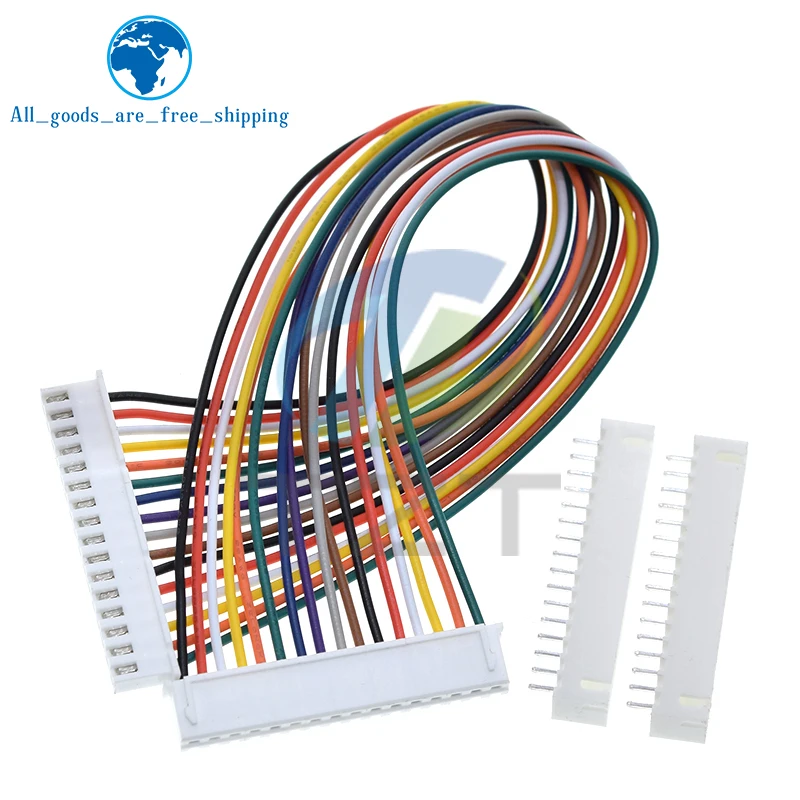 

Кабельный разъем JST XH2.54 16-контактный 20 см 26AWG