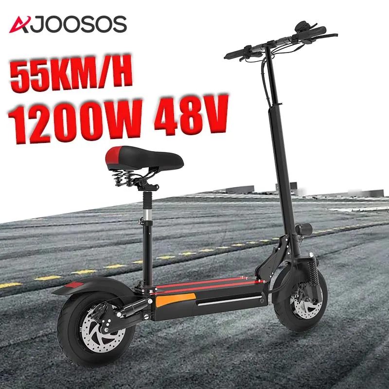 

10AH/13AH Electric Scooter 1200W 55KM/H Speed Electric Skate for Adults 10INCH Tube Tires Scooter Electric USA/EU/CAN Warehouse