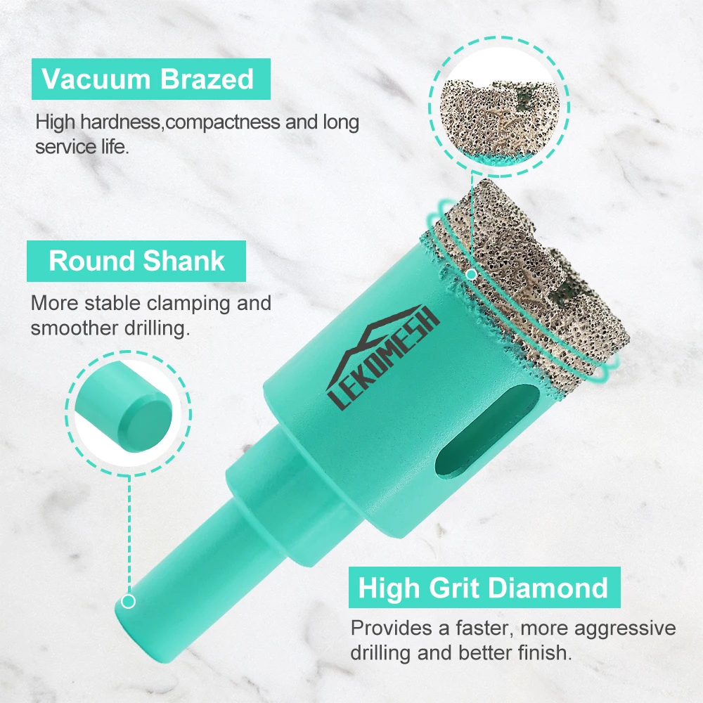 2 шт./набор алмазные сверла для керамики гранита мрамора