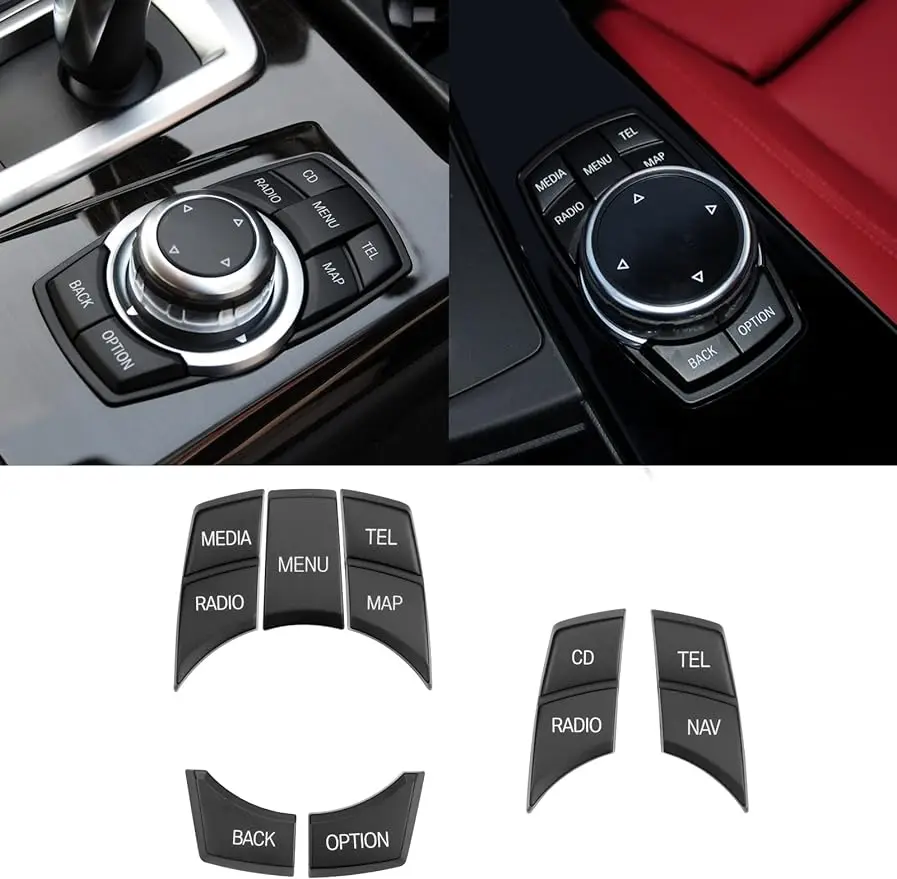 

HIIVU совместима с кнопками BMW iDrive, сменная мультимедийная кнопка управления iDrive