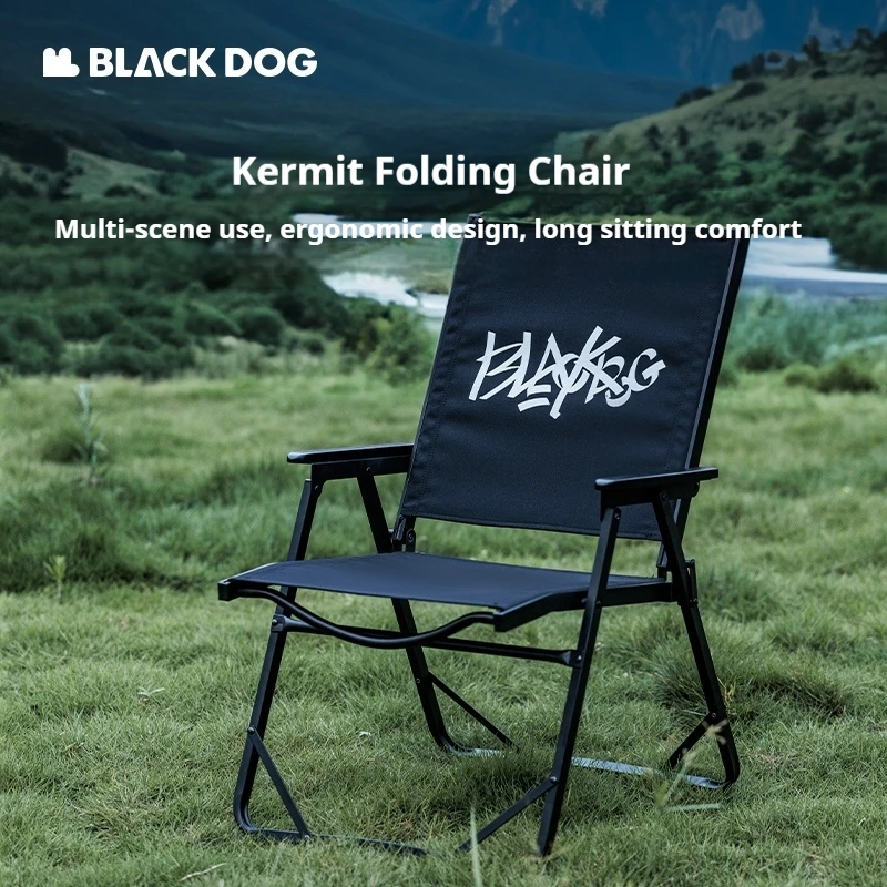 Naturehike BLACKDOG Kermit Складной стул 600D Углеродистая сталь Алюминиевый подшипник трубы