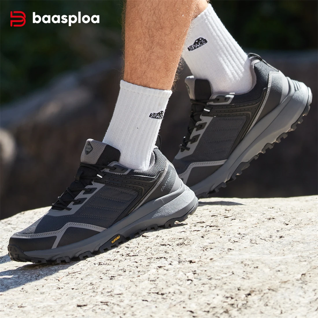 Baasploa/мужская походная обувь новинка 2024 повседневные легкие кроссовки на