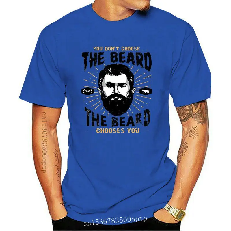 

Camisetas estampadas de estilo veraniego para hombre, ropa de marca de Fitness, elección de barba, camiseta estampada con frase