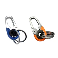 carabiner keychain zinc alloy keychain ring metal outdoor sports safety buckle camping accessories