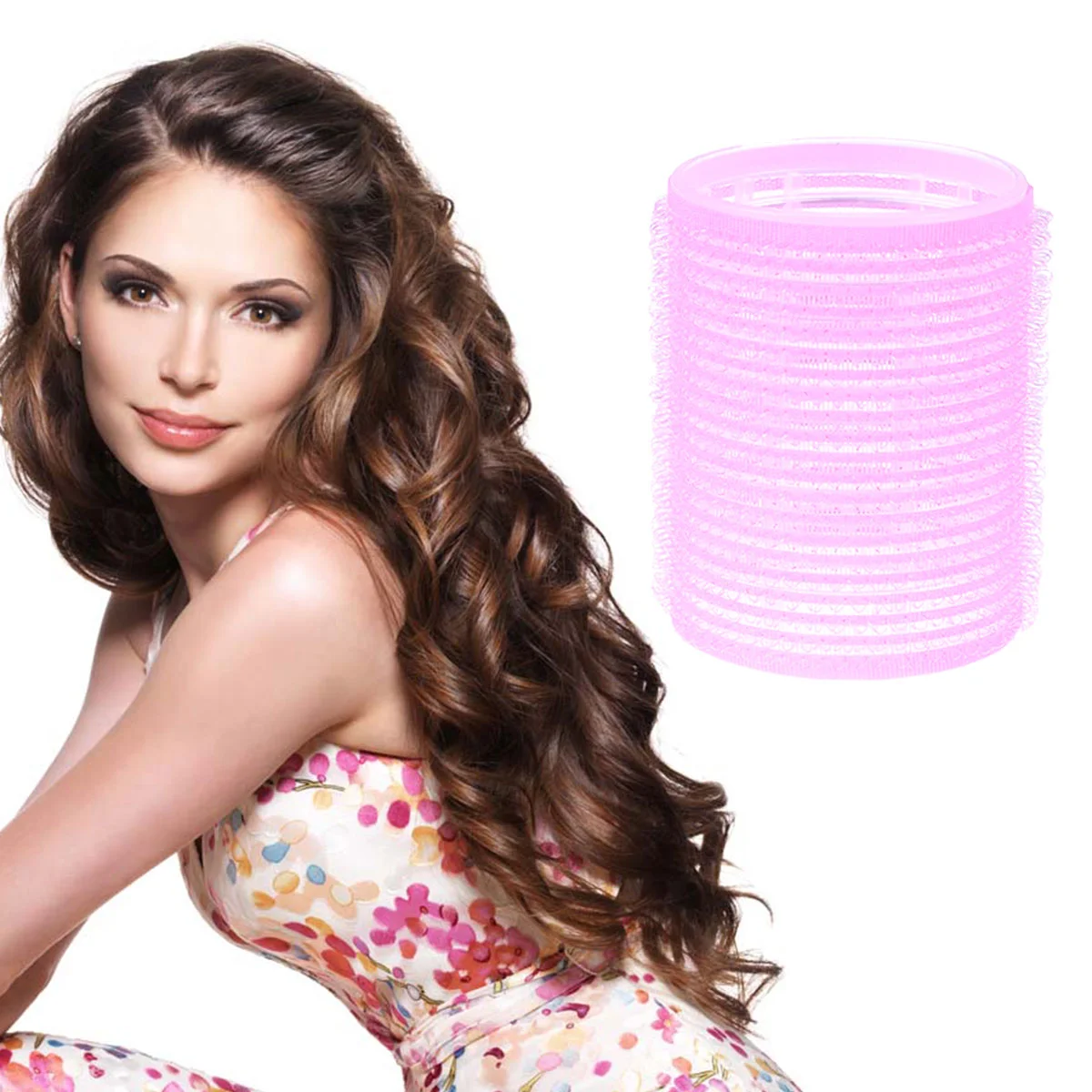 

Hair Rollers Curlers Roller Hairdressing Salon Diy Curler Grip Selfseton Styling Care Small Spiralsnap Size Dressing Sets Heatin