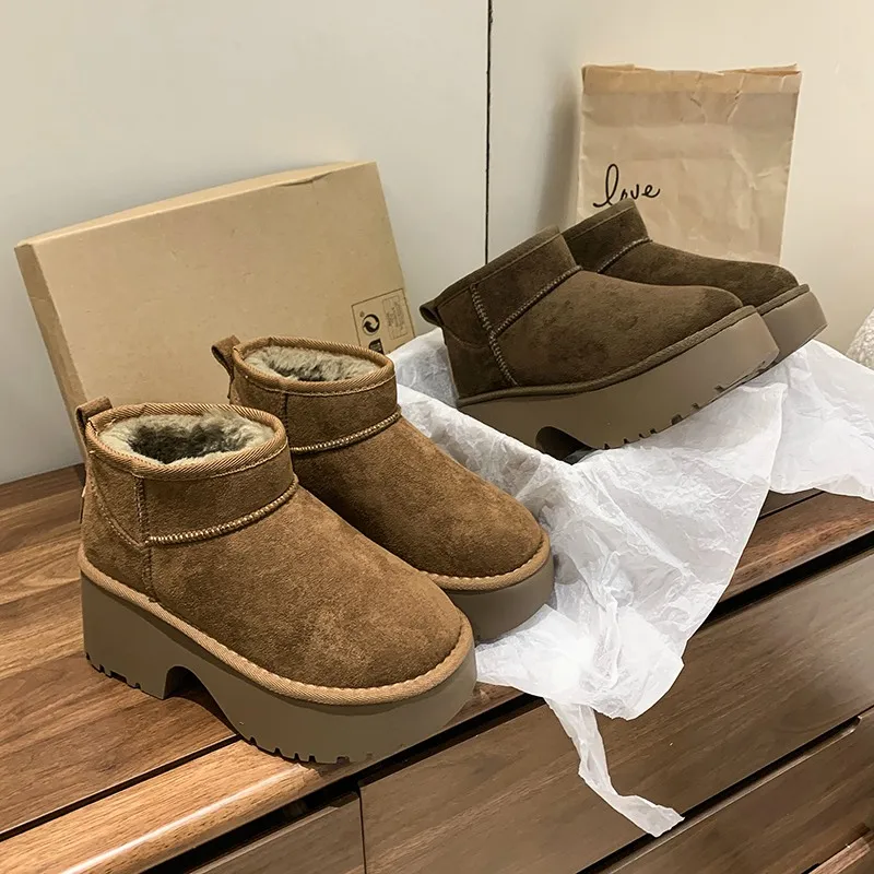 Зимние ботинки женские австралийские женская обувь 2024 зимние ботильоны в стиле